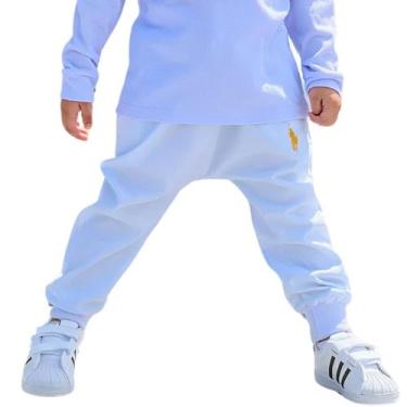 Imagem de Calça Jeans Bebê Infantil Branca Maternidade Roupa Batizado - Patrulha