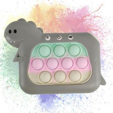 Imagem de Pop It Mini Game Interativo Luzes Som Dinossauro Fidget Divertido 4 Mo