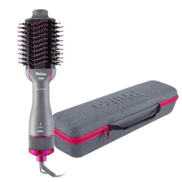 Imagem de Escova Secadora Philco Soft Advance PES14 Infrared 1300W Cinza Bivolt,