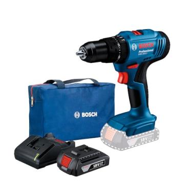 Imagem de Furadeira e parafusadeira Bosch GSB 183-LI 1 bat e bolsa