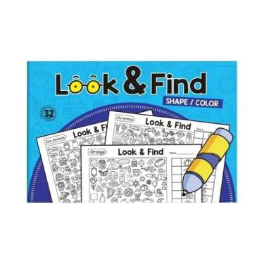 Imagem de Livro De Atividades Interativas Para Crianças Com Jogos De Buscar E En