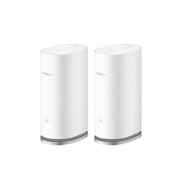 Imagem de Roteador HUAWEI WiFi Mesh 3, Wi-Fi 6 com Até 3000Mbps, Controle Parental, Conexão Um Toque, Branco, 2 Unidades