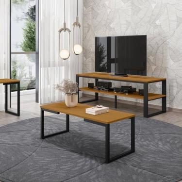 Imagem de Mesa de Centro Estilo Industrial 35cm X 85cm Innovare - Art Panta