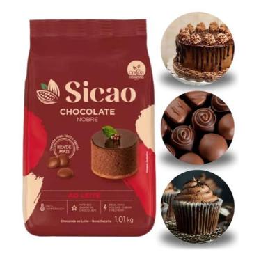 Imagem de CHOCOLATE GOTAS SICAO NOBRE 1,01Kg BARRY CALLEBAUT - AO LEITE