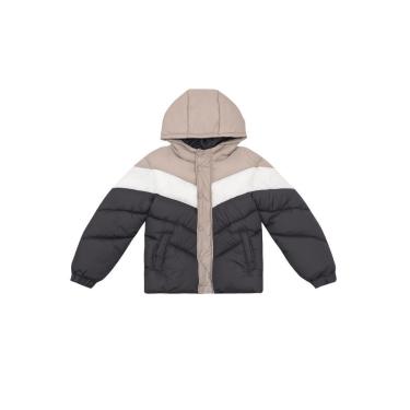 Imagem de Jaqueta Puffer infantil menino com cores contrastantes Mundi-Masculino
