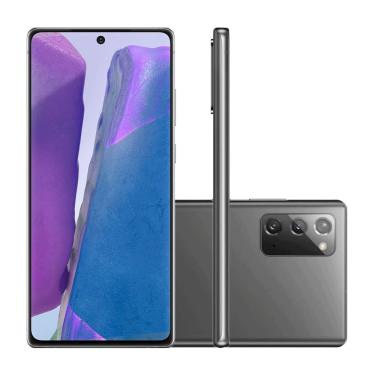 Imagem de Smartphone Samsung Galaxy Note 20 N981 5G 256GB Caneta SPen câm.tripla Tela Infinita 6,7 8GB Ram Leitor digital ultrassônico
