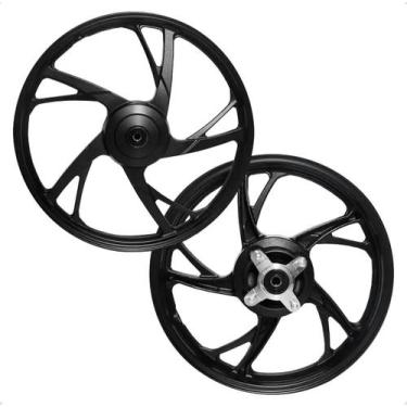 Imagem de Jogo Roda Rodão Liga Leve Pop 110 100 5 Pontas Pé Galinha - RR14