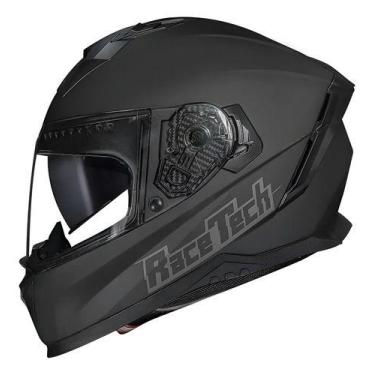 Imagem de Capacete Race Tech Volt Monocolor Matte Black Racetech Preto Desenho:M