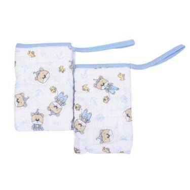 Imagem de Babete Soft Carícia Masculino - REF1364 - 2 Unidades - MINASREY