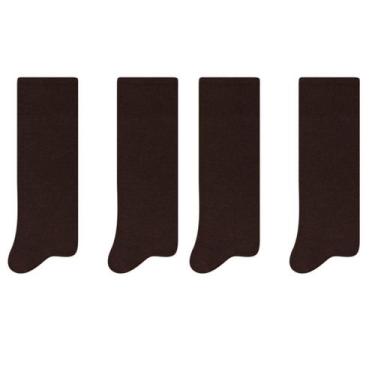 Imagem de Kit com 4 Pares de Meia Social Masculina Algodão Selene 8050, 39-43, C