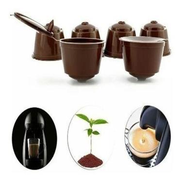 Imagem de Cápsula Reutilizável Cafeteira Dolce Gusto Kit 5 Un