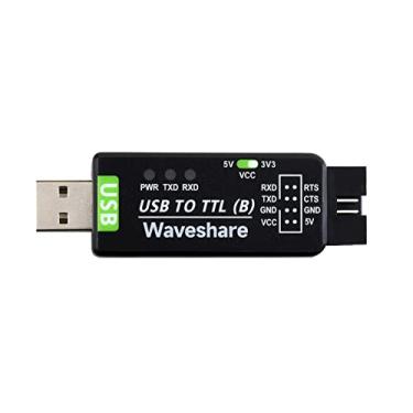 Imagem de Waveshare Industrial USB TO TTL Converter Original CH343G Onboard with Multi Protection Circuits Multi Systems Support