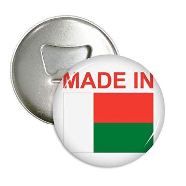 Imagem de Made In Madagascar Country Love abridor de garrafas ímã de geladeira emblema multifuncional