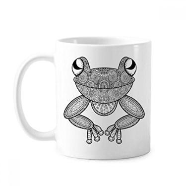 Imagem de Caneca de cerâmica pequena sapo verde cerâmica xícara de café porcelana louça