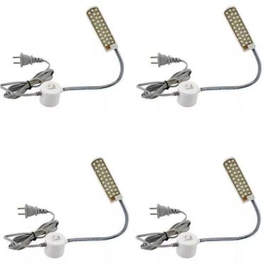 Imagem de Luminaria 30 Leds Haste Flexivel Maquina Costura Bivolt 4 Un