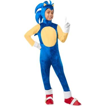 Imagem de Rubies Sonic the Hedgehog: Deluxe Costume for Kids, Boy's Medium
