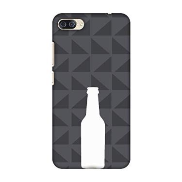 Imagem de AMZER Capa rígida de encaixe fino para Asus Zenfone 4 Max ZC554KL, cor HD, capa traseira ultra leve - cinza queimado