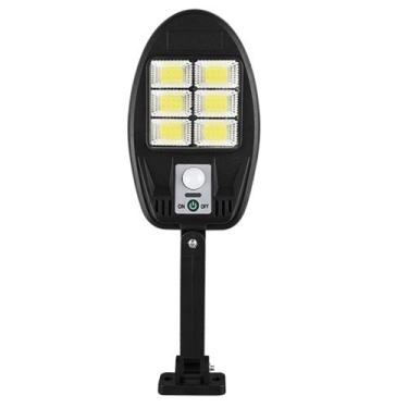 Imagem de Luminaria Solar Sensor de Presença Led 3 Modos Movimento Parede Poste 