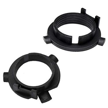 Imagem de HUIQIAODS H7 suporte de lâmpada de farol de LED para Kia K3/K4/K5/K7/Sorento/Optima/Hyundai Sonata Generation 9/Mitsubishi OutlanderHUIQIAODS preto H7 LED Headlamp Bulb Holder