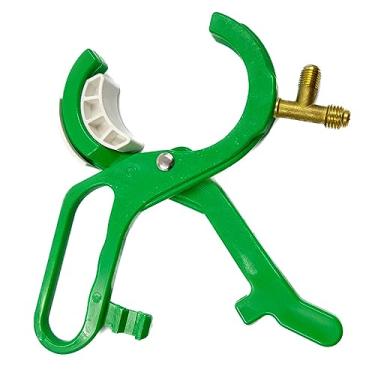 Imagem de KIRO&SEEU R134A R12 pode torneira lateral, montagem lateral 3 em 1, válvula de torneira de lata, rosca SAE 1/10.2 cm para sistema de coletor de refrigerante CA de carro