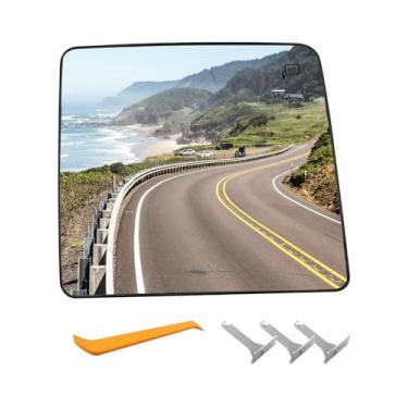 Imagem de Espelho de vidro aquecido do lado do passageiro adequado para caminhonete Ford F250 F350 F450 F550 2008-2016 F150 2013-2014 F650 F750 2016-2019, espelho retrovisor elétrico aquecido do lado direito