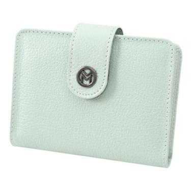 Imagem de Carteira de Couro Mariart 630 RFID Antifurto, Menta