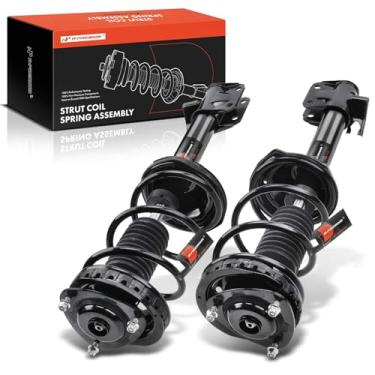 Imagem de A-Premium Par traseiro (2) Conjunto completo de suporte e mola helicoidal compatível com Subaru Impreza 2002 2003, vagão, motorista e lado do passageiro