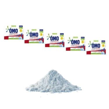 Imagem de Sabão Em Pó Omo 400 Gramas Lavagem Perfeita Kit 5 - Unilever, Sabão em