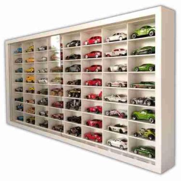 Imagem de Expositor 64 Nichos - Compatível C/ Hot Wheels 1:64 - cod 13061 - MAG 