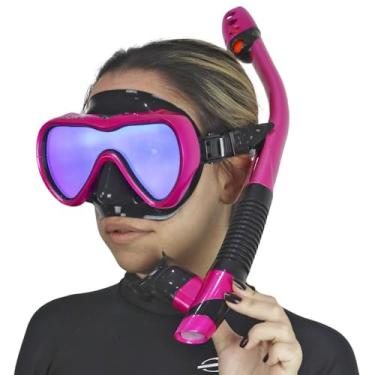 Imagem de Kit de Mergulho Vision II Clear Super Dry Dive Motion - Rosa