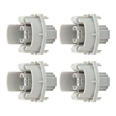 Imagem de Tbest Soquete de lâmpada traseira, 4 peças soquete de luz de freio suporte de soquete de lanterna traseira 34102 S60 003 substituição de carcaça lâmpada placa de licença para Accord CR-V