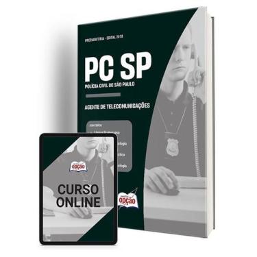 Imagem de Apostila PC-SP 2024 - Agente de Telecomunicações - Apostilas Opção