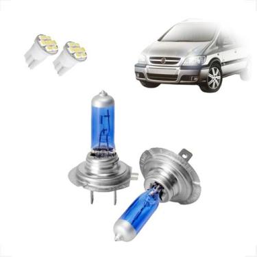 Imagem de Kit de lâmpadas Halógena Super Branca Farol Baixo H7 para Zafira 2005 