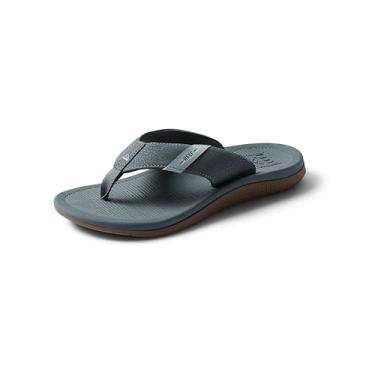 Imagem de REEF Chinelo infantil Santa Ana para meninos, Cinza, 15