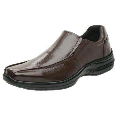 Imagem de Sapato Social Casual Masculino Em Couro Premium 5030 - Fabrica, Marrom
