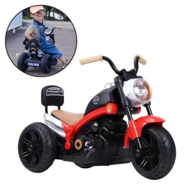 Imagem de Mini Moto Elétrica Infantil Triciclo 6V Chopper Customizada - IMPORTWA