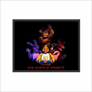 Imagem de Quadro Horizontal FNAF Five Nights at Freddy's 30x40cm - PlimShop