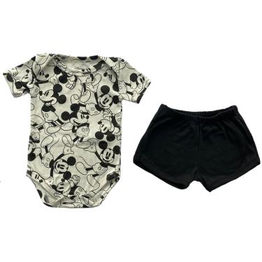 Imagem de Conjunto manga curta body E short mickey
