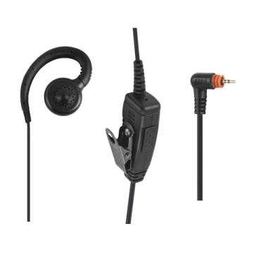 Imagem de stdgove Fone de ouvido giratório de 2,5 mm, plugue fino, pino único, microfone em linha Ptt Surv Curve Ear Piece para Motorola sl300 sl7550 tlk100 sl7580e sl7590e sl3500e sl1k sl1m (Formato C, OEM