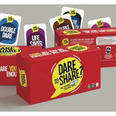 Imagem de FUN TRIBE CREW Dare to Share Drinking Games for Adults - Hilariously Funny Card Game The Ultimate Adult Party Games Challenge - Engage in Challenges for Fun and Social Media Fame