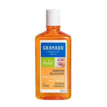 Imagem de Shampoo Granado Relaxante Bebê Camomila 250ml Vegano E Livre De Parabenos