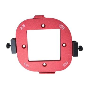 Imagem de Baoblaze Gabarito de raio de canto Modelo de roteador Círculo de corte Ferramenta de posicionamento de marcenaria à prova de desgaste para máquina de corte, 14cm