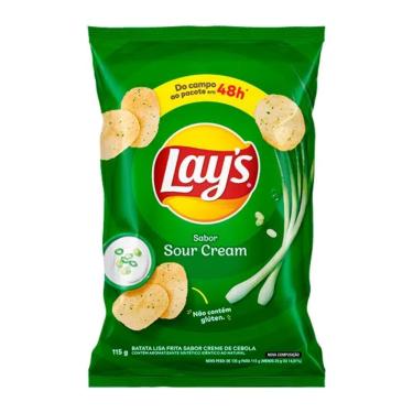 Imagem de Batata Lays Sour Cream com 115g