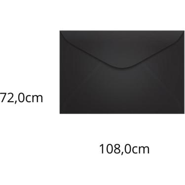 Imagem de Envelope Visita Colorido 72x108mm Preto 100un 80g - Scrity