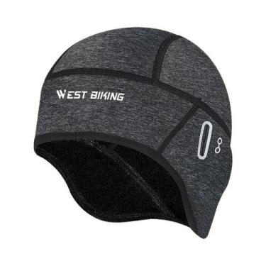 Imagem de Boné de Ciclismo de Lã West Biking - Quente, à Prova de Vento e com Fo