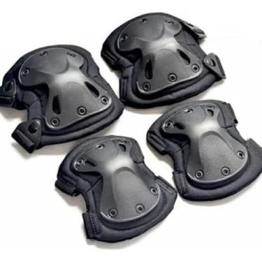 Imagem de Kit Joelheira e Cotoveleira Skate e Patins Adulto - MINYMIX