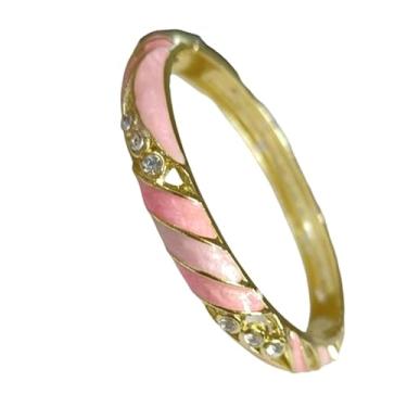 Imagem de Only My Live Home Cloisonne Colorido Esmaltado Strass Pulseira Fina Pulseira Articulada Pulseira Feminina Pulso Pequeno Presentes Modernos Joias Étnicas, Inner Diameter 2.25 inch wide 0.31 inch about