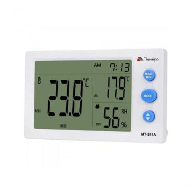 Imagem de Relogio Termo Higrometro Mt241a Minipa