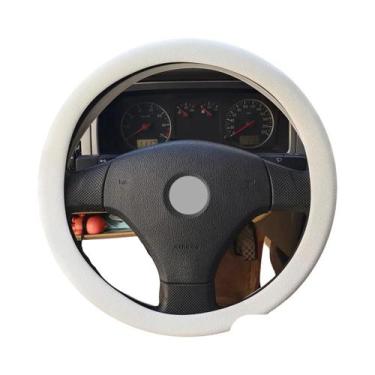 Imagem de Capa De Volante De Carro Em Silicone Macio E Sem Odor Com Design Textu