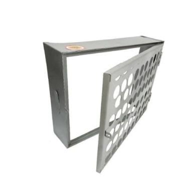 Imagem de Proteção Hidrômetro Tela Moeda com Porta Cadeado 50x60cm - BRASSOL